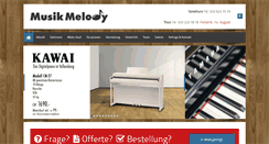 Desktop Screenshot of musikmelody.ch
